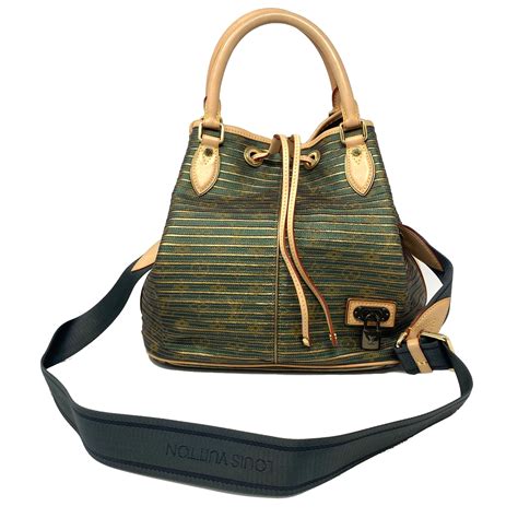 louis vuitton neo 2way handbag green monogram eden m40356